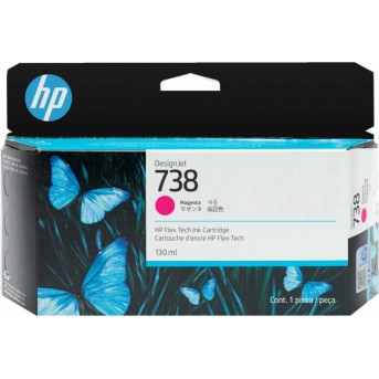 Струйный картридж HP 738 498N6A пурпурный 130 мл для HP DesignJet T850, T950 в Metoo.kz - Metoo (1)