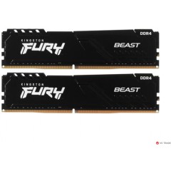 ОЗУ Kingston FURY Beast RGB 32Gb(16Gb*2)/<wbr>3600 DDR4 DIMM, CL18, KF436C18BBK2/<wbr>32