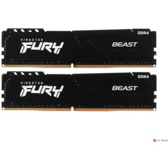 ОЗУ Kingston FURY Beast RGB 32Gb(16Gb*2)/<wbr>3600 DDR4 DIMM, CL18, KF436C18BBK2/<wbr>32 - Metoo (1)