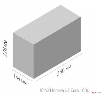 ИБП Ippon Innova G2 Euro 3000 On-Line UPS 3000VA, 2700Вт, чист. синусоида, 4хEURO, управление по USB/<wbr>RS232 , бат., LCD - Metoo (4)