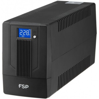 ИБП FSP iFP 600 360W/батарея 12V 7Ah/USB port/RJ 45/2 розетки Euro/ЖК дисплей в Metoo.kz - Metoo (1)