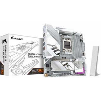 Сист.плата Gigabyte B850M A ELT WF6E ICE 1.0, B850, AM5, 4xDDR5, 2xPCI-E x16, M2, SATA, DP, fHDMI, Wi-Fi 6E, BOX - Metoo (1)