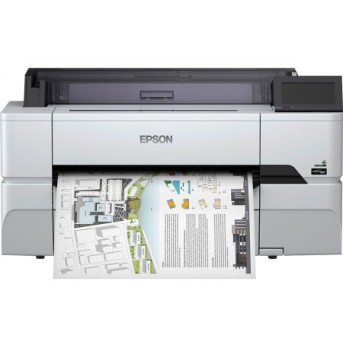 Принтер широкоформатный Epson SC-T3405N C11CJ55302A0, А0 24" 610мм, 25 сек/<wbr>А1, Ethernet, WIFI, USB (без подставки) - Metoo (1)