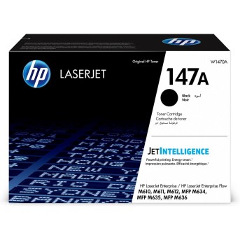 Картридж лазерный HP W1470A, 147A, черный - Metoo (1)