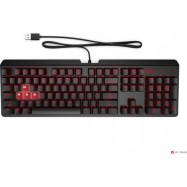 Клавиатура игровая HP OMEN Encoder 6YW76AA, красная