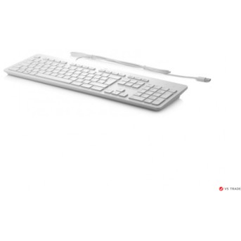 Клавиатура HP Z9H49AA, USB Business Slim, Grey - Metoo (1)