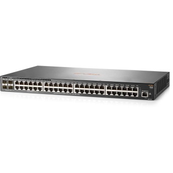 Коммутатор JL260A Aruba 2930F 48G 4SFP Layer 3 Switch, 1U (48xRJ-45 10/<wbr>100/<wbr>1000 ports, 4xSFP 1GbE ports) - Metoo (1)