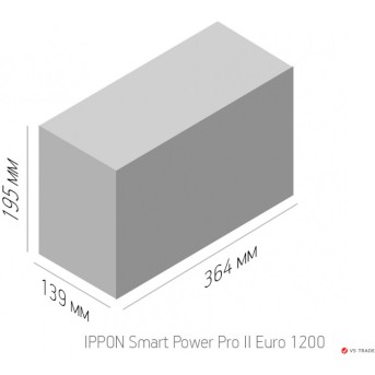 ИБП Ippon Back Power Pro II Euro 2200, 2200VA, 1200Вт, AVR 162-290В, 4хEURO, управление по USB, RJ-45, LCD - Metoo (4)