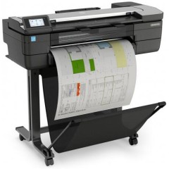 МФУ А1 HP DesignJet T830 24in F9A28D, печать A1 26сек/<wbr>А1, 81 стр А1/<wbr>час; скан до 12см/<wbr>сек, USB 3.0, Wi-Fi