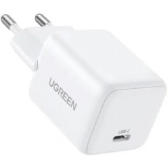 Зарядное устройство Ugreen X512 на 1xUSB C, 20W, QC4.0/PD3.0, Gan X, белый, 55554..