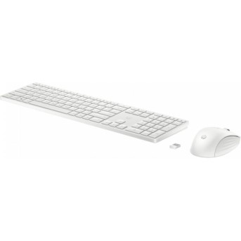 Клавиатура и мышь HP 4R016AA 650 Wireless Keyboard and Mouse Combo WHT RUSS - Metoo (1)