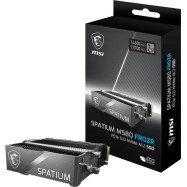 Твердотельный накопитель MSI SPATIUM M580 PCIe 5.0 NVMe M.2 2TB FROZR, Read 14600mb/s, Write 12700mb/s, Retail