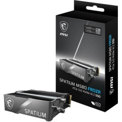 Твердотельный накопитель MSI SPATIUM M580 PCIe 5.0 NVMe M.2 2TB FROZR, Read 14600mb/<wbr>s, Write 12700mb/<wbr>s, Retail