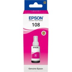 Картридж Epson C13T09C34A 108 EcoTank ink Magenta..