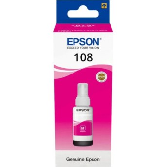 Картридж Epson C13T09C34A 108 EcoTank ink Magenta - Metoo (1)