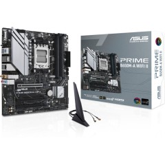 Сист.плата ASUS PRIME B650M-A WIFI II, B650, AM5, 4xDDR5, 3xPCI-E x16, 2xM2, 4xSATA, DP, HDMI, VGA, WIFI6, BOX