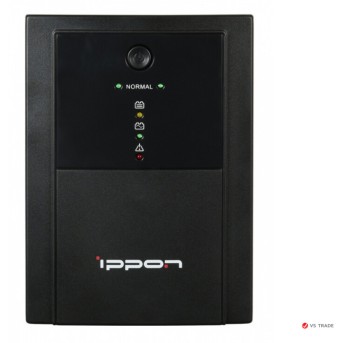 ИБП Ippon Back Basic 2200, 2200VA, 1320Вт, AVR 162-280В, 6хС13, управление по USB, без комлекта кабелей - Metoo (1)