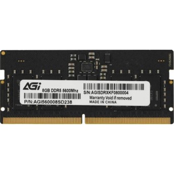 ОЗУ AGI SODIMM 8Gb DDR5, 5600MT/<wbr>s, CL40, 1.1v, AGI560008SD238-ST - Metoo (1)