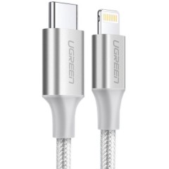 Кабель Ugreen US304 Lightning To Type-C 2.0 Male Cable 1M, 70523