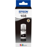 Контейнер с чернилами Epson C13T09C14A 108 EcoTank Black 70 ml..