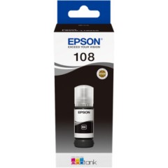 Контейнер с чернилами Epson C13T09C14A 108 EcoTank Black 70 ml..