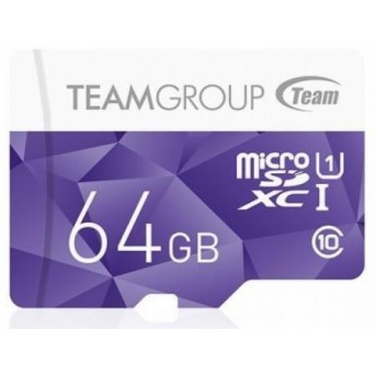 Карта памяти microSD Team Group TCUSDX64GUHS02 - Metoo (1)