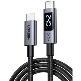 Зарядный кабель Ugreen L530 USB-C to USB-C PD Fast Charging Cable 240W Max 2m, 65867 в Metoo.kz - Metoo (1)