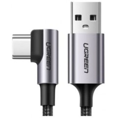 Кабель UGREEN US284 50942 Angled USB AM to USB Type C Cable Angled 2m