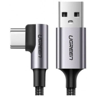 Кабель UGREEN US284 50942 Angled USB AM to USB Type C Cable Angled 2m - Metoo (1)
