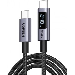 Зарядный кабель Ugreen L531 USB-C to USB-C PD Fast Charging Cable 240W Max 3m, 65868..