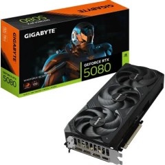 Видеокарта Gigabyte GV-N5080WF3OC-16GD, GeForce RTX 5080 WINDFORCE OC, 16Gb GDDR7, 256Bit, DP, HDMI, BOX