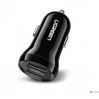 Автомобильное ЗУ Ugreen ED018 Dual USB-A 24W Car Charger, 50875 - Metoo (1)