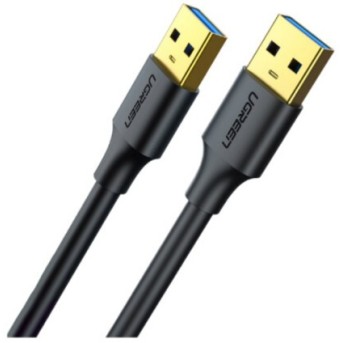 Кабель UGREEN USB-A 3.0 Male to Male 3m Black 90576 в Metoo.kz - Metoo (1)