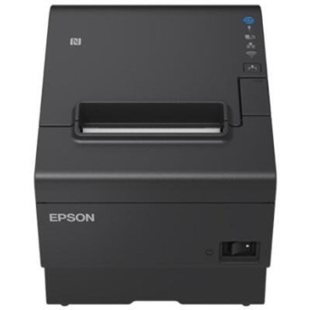 Принтер чековый Epson TM-T88VII (132): USB, Ethernet, PoweredUSB, Black - Metoo (1)