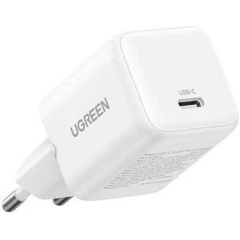 Зарядное устройство UGREEN X513 30W 1C GaN Fast Charger, белый, 65009 в Metoo.kz - Metoo (1)