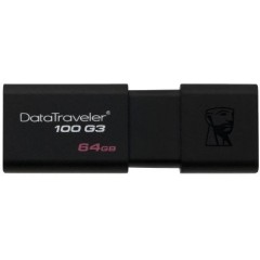 USB Флеш 64GB 3.0 Kingston DT100G3/<wbr>64GB черный