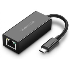Конвертер сигнала UGREEN US236 USB Type-C to 10/<wbr>100/<wbr>1000Mbps Ethernet Adapter