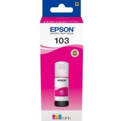 Контейнер с голубыми чернилами Epson C13T00S34A 103 EcoTank Magenta ink bottle