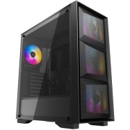 Компьютерный корпус Deepcool MATREXX 50 DP-ATX-MATREXX50-MESH-4FS, E-ATX/ATX/Micro ATX, Без Б/П, Чёрный