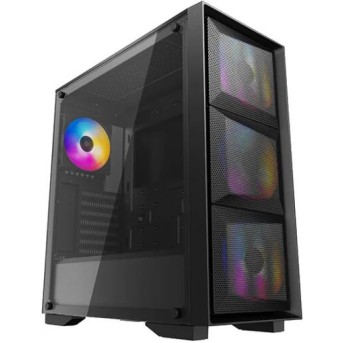 Компьютерный корпус Deepcool MATREXX 50 DP-ATX-MATREXX50-MESH-4FS, E-ATX/<wbr>ATX/<wbr>Micro ATX, Без Б/<wbr>П, Чёрный - Metoo (1)