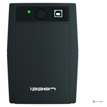 ИБП Ippon Back Basic 650S Euro, 650VA, 360Вт, AVR 162-285В, 3хEURO, управление по USB, без комлекта кабелей - Metoo (1)