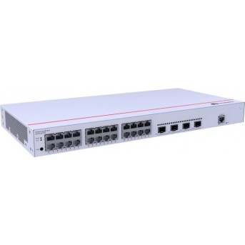Коммутатор Huawei S310-24T4S (L2+ , 24*10/<wbr>100/<wbr>1000BASE-T ports, 4*GE SFP ports, AC power) - Metoo (1)