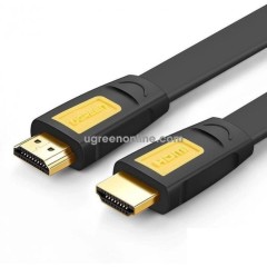 Кабель UGREEN HD101 HDMI Round Cable 15m (Yellow/Black)..