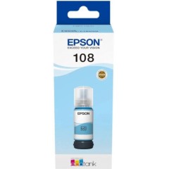 Картридж Epson C13T09C54A 108 EcoTank ink Light Cyan..