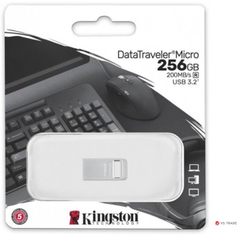 USB- Flash Kingston DTMC3G2/<wbr>256GB, USB 3.2 Gen 1, 200MB/<wbr>s Metal - Metoo (1)