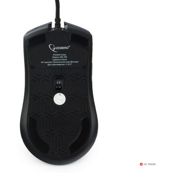 Игровая мышь Gembird MG-700, USB, черный, 2500 DPI - Metoo (2)