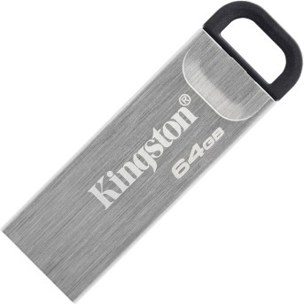 USB- Flash Kingston 64Gb, DataTraveler Duo, USB3.2 Gen 1, DTKN/64GB, Silver в Metoo.kz - Metoo (1)