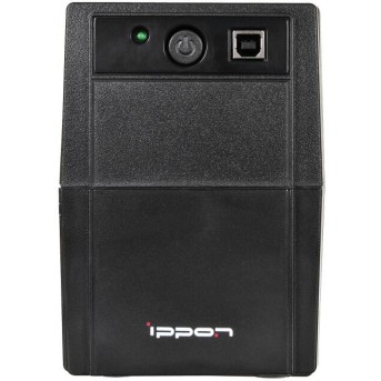ИБП Ippon Back Basic 1050, 1050VA, 600Вт, AVR 162-275В, 3хС13, управление по USB, без комлекта кабелей - Metoo (1)