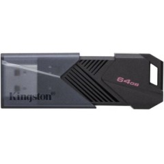 USB Flash Kingston 64 GB, Data Traveler Exodia Onyx USB 3.2, Type-A, Mate Black, DTXON/64GB..