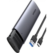 Корпус жесткого диска UGREEN M.2 B-Key Hard Drive Enclosure(5Gbps) with USB-C to USB A cable 10903